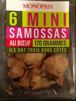Mini samossas au boeuf