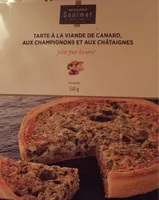 Tarte à la Viande de Canard, aux Champignons et aux Châtaignes - Pâte Pur Beurre