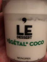 Yaourt Végétal Coco