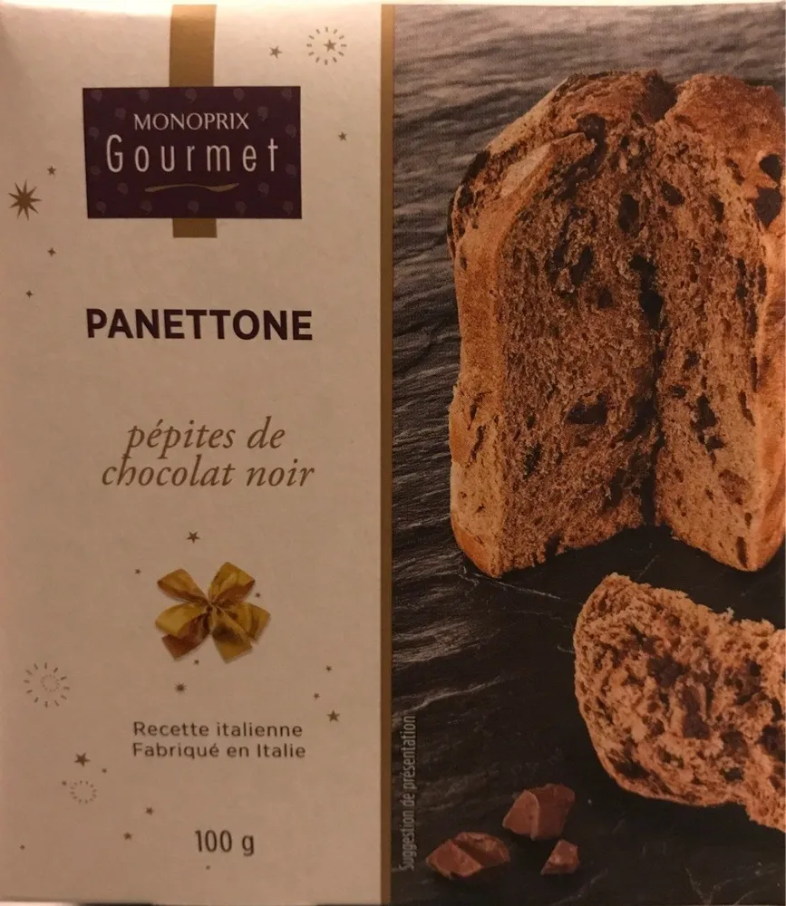 Panettone pépites de chocolat noir