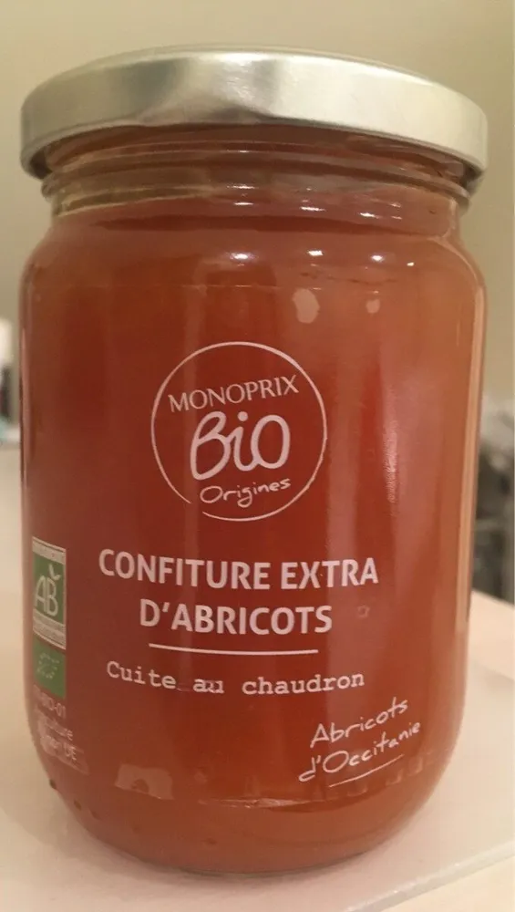 Confiture extra d'abricot