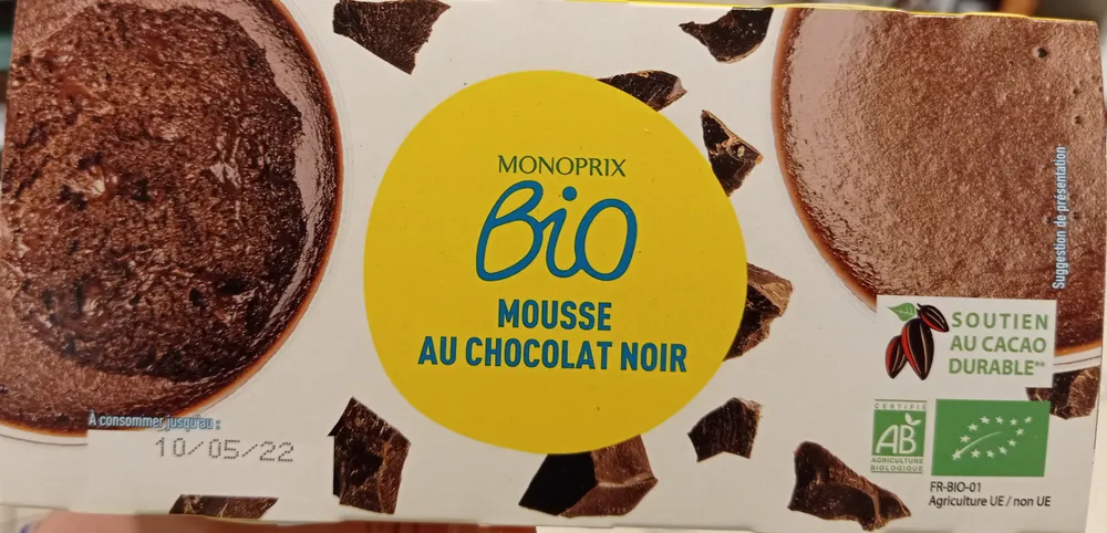 Mousse au chocolat noir