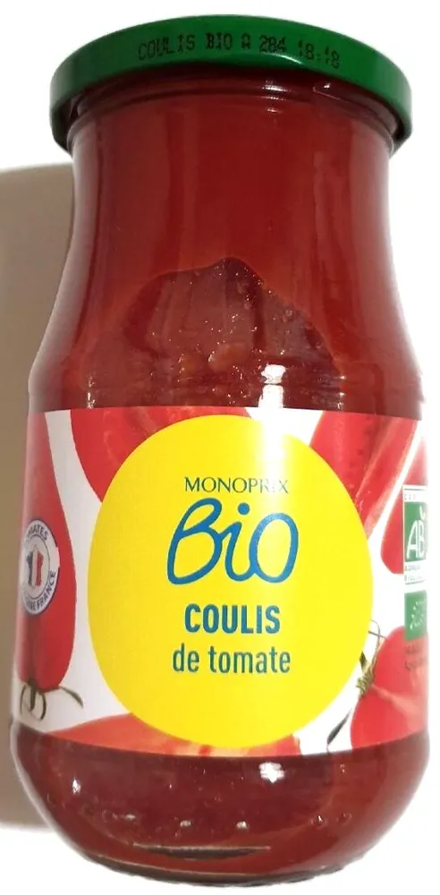 Coulis de tomate Bio