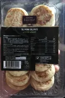 16 minis blinis citron aneth