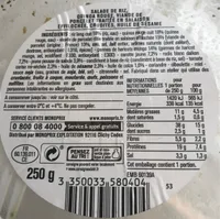 Salade effilé de porc mariné