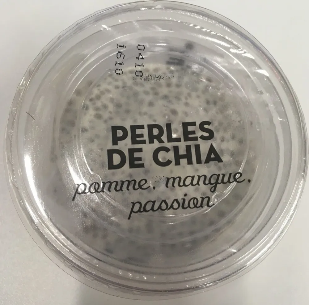Perles de chia : pomme, mangue, passion