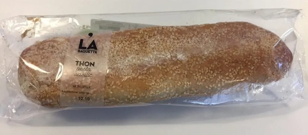 Sandwich Thon pesto basilic