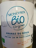 Ananas du Bénin 100% jus de fruits pressés