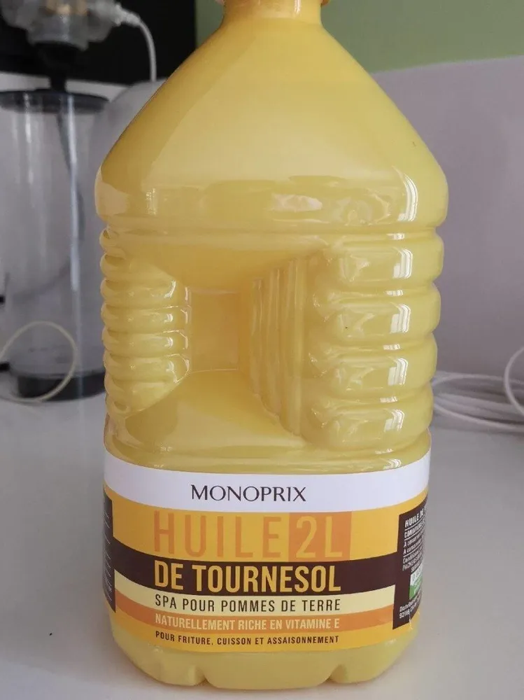 Huile de tournesol monoprix 2L