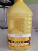 Huile de tournesol monoprix 2L