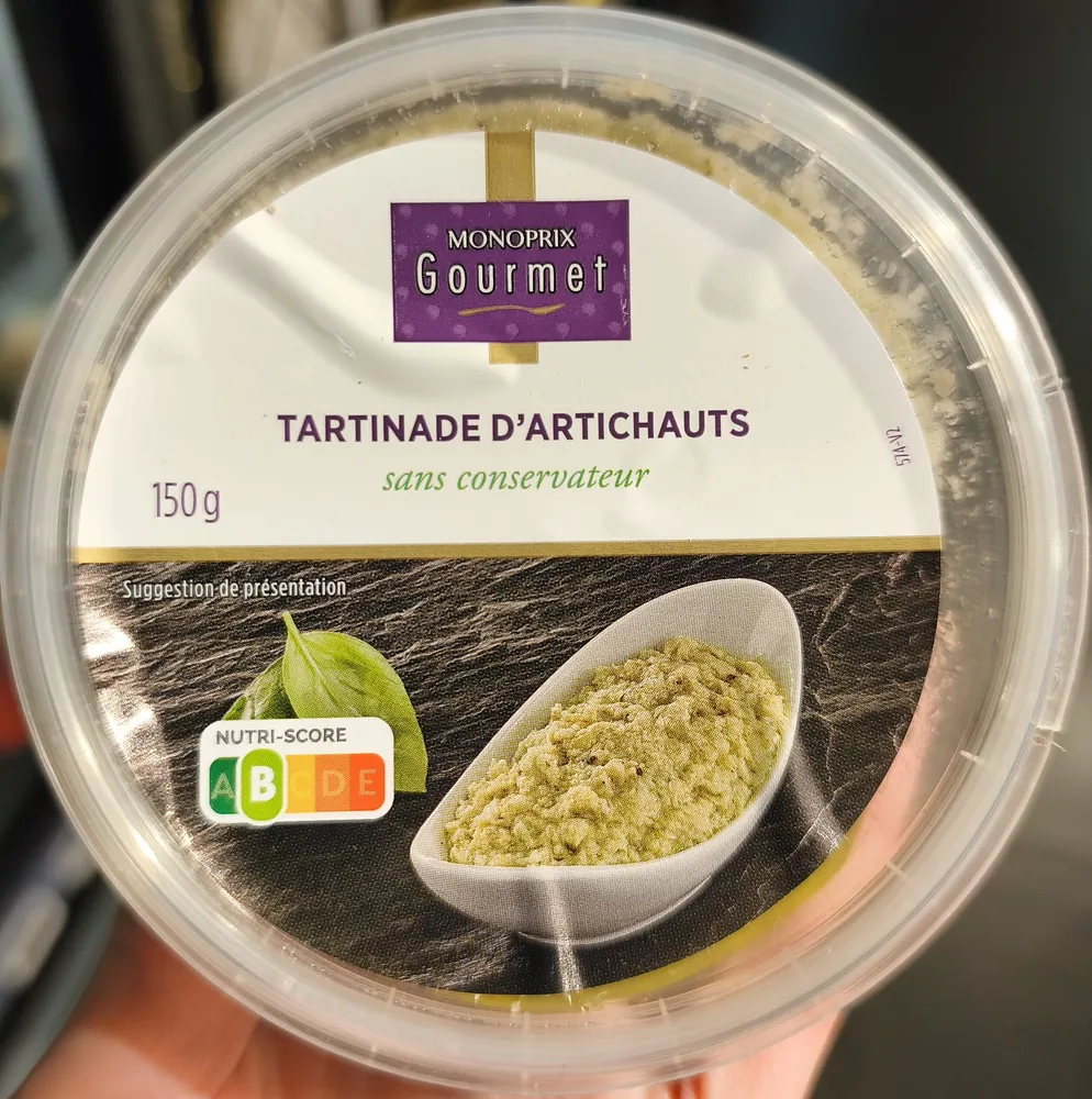 Tartinade d'artichauts