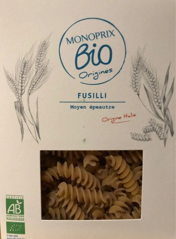 Fusilli Moyen épautre