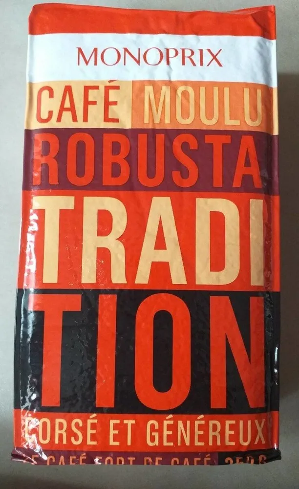 Café moulu Robusta Tradition