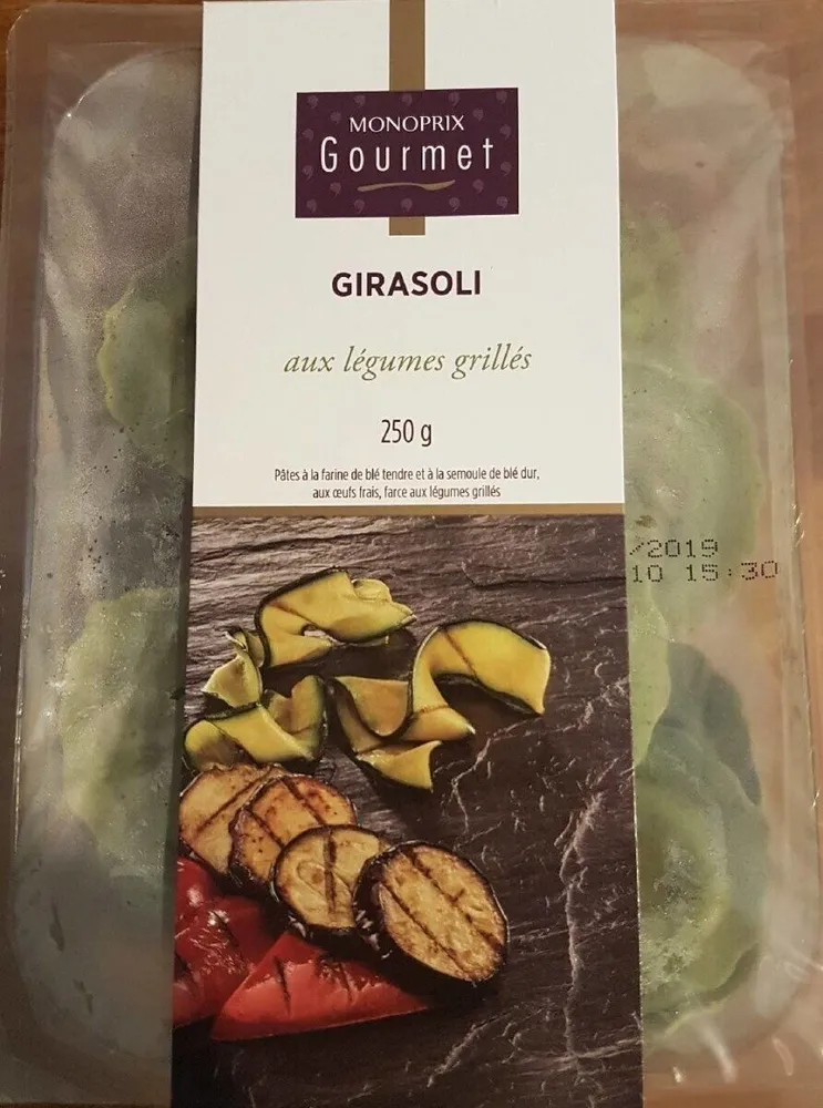 Girasoli aux légumes grillés
