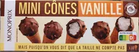 10 mini cônes vanille