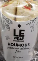 Le Wrap du moment houmous poivrons