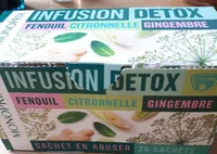 Infusion detox fenouil citronnelle gingembre