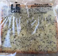 Le cake citron graines de pavot
