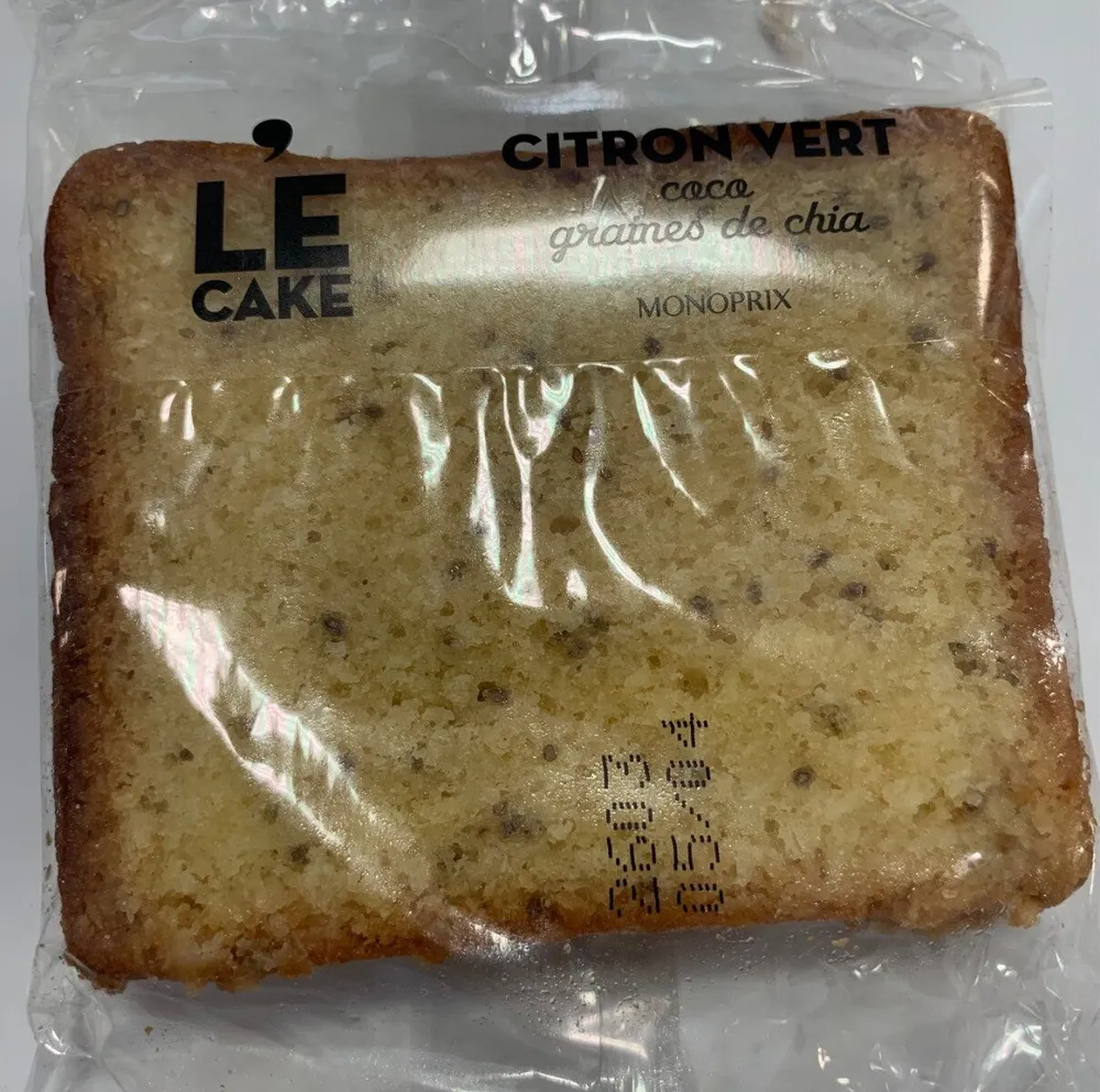 Le cake citron vert