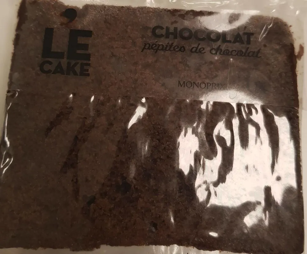 Le cake chocolat