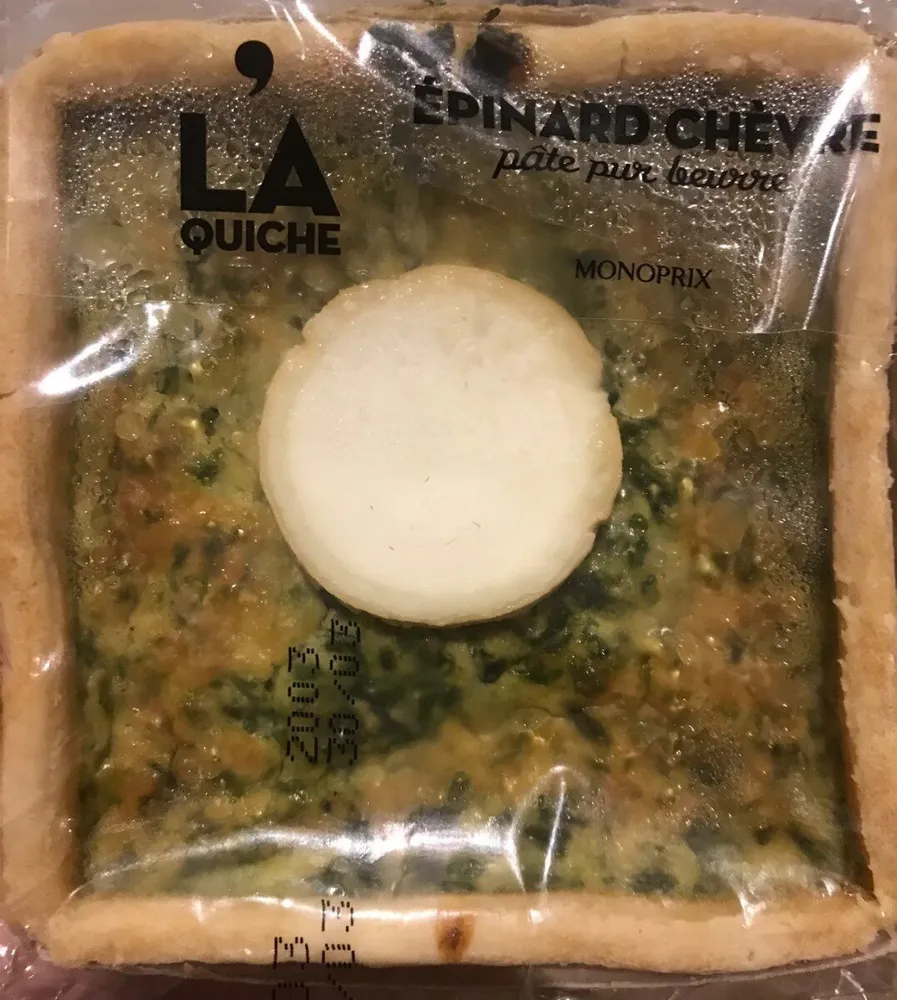 Quiche épinard chèvre