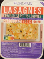 Lasagnes 2 saumons petits légumes