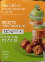 Bouchées pomme butternut cumin