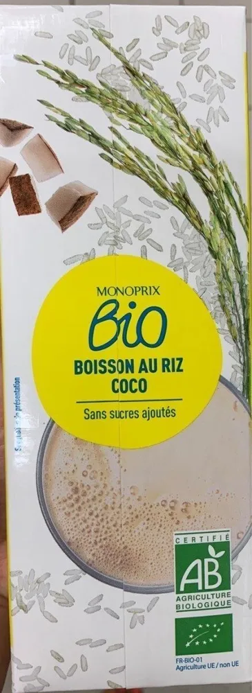 Boisson au riz coco
