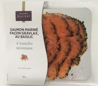 Saumon gravlax basilic