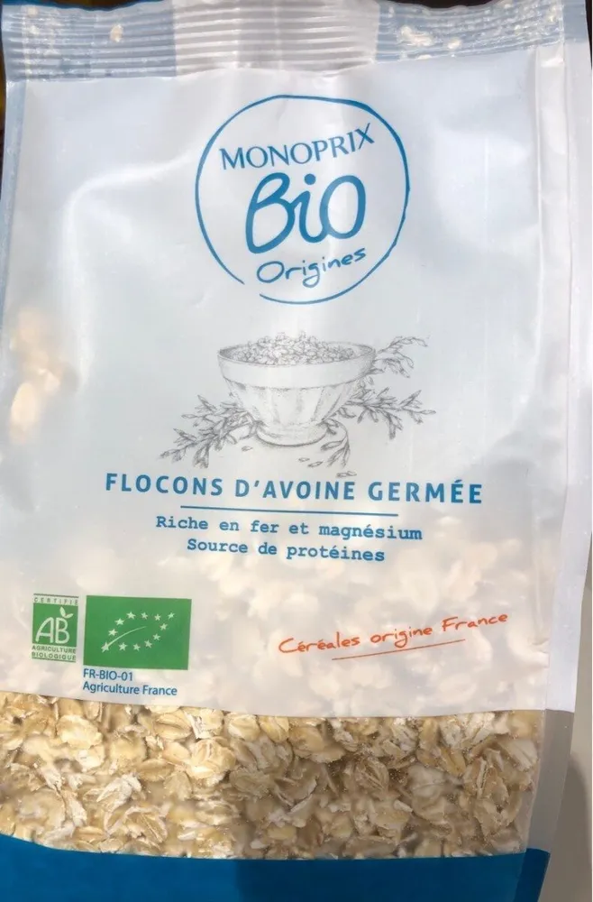 Flocon d'avoine germée