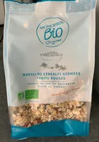 Muesli de cereales germées fruits rouges