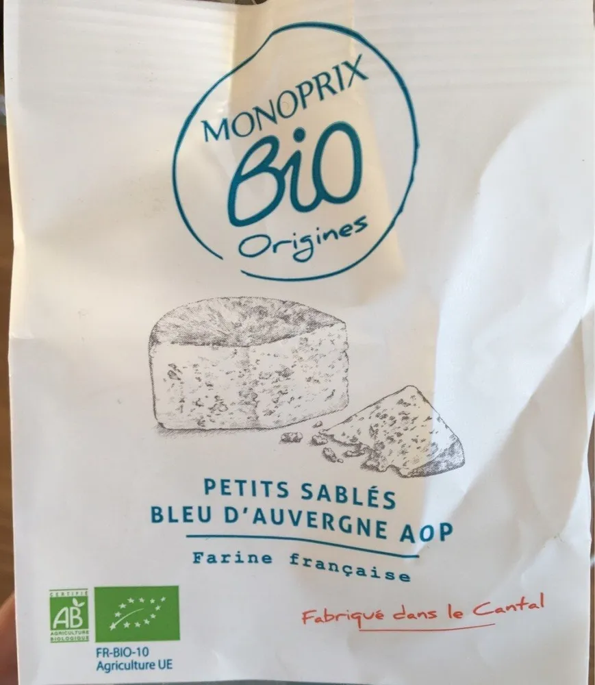 Petits sablés bleu d'auvergne
