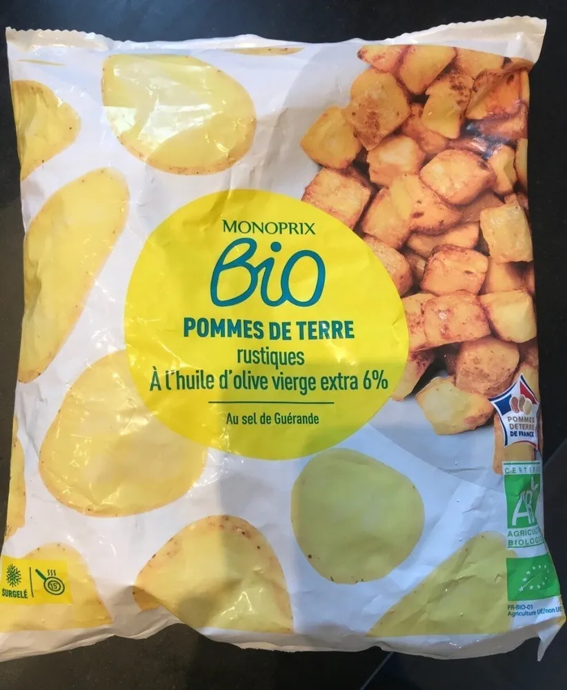 Pommes de terre rustiques à l'huile d'olive vierge extra 6%