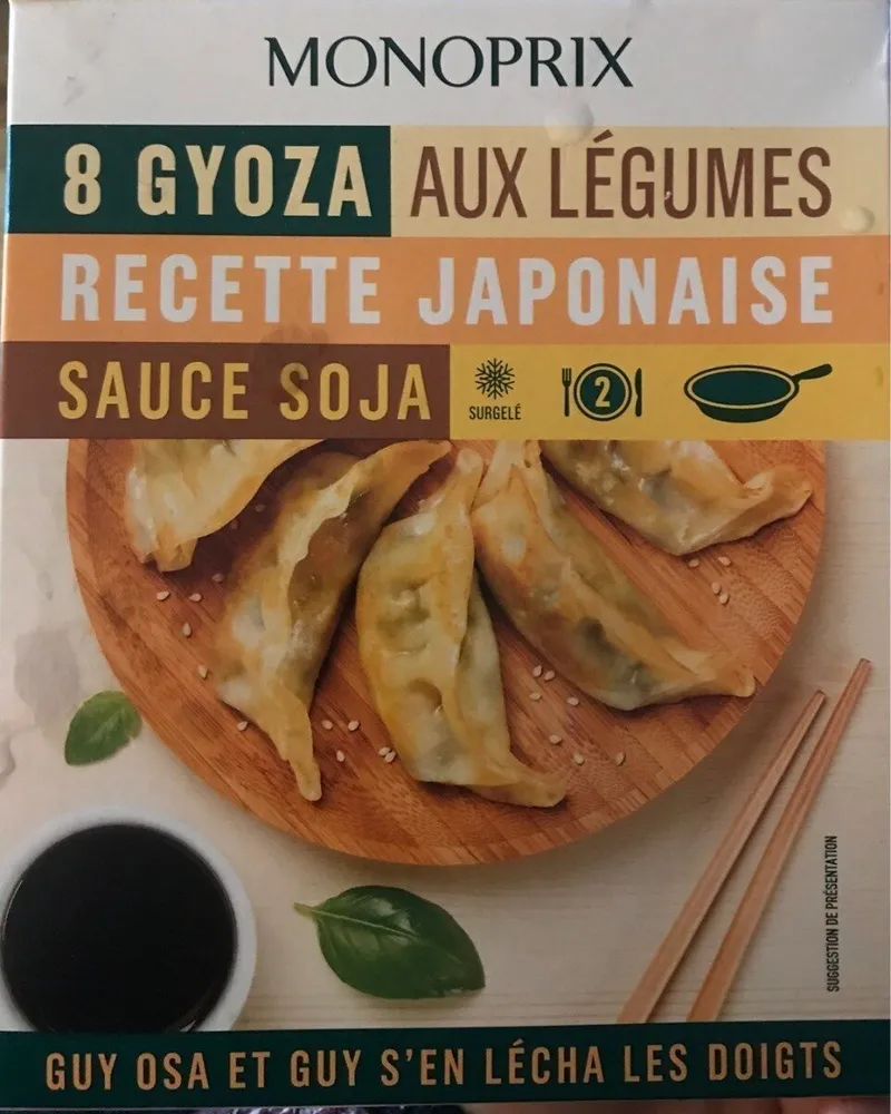 8 gyoza aux légumes recette japonaise
