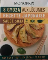 8 gyoza aux légumes recette japonaise