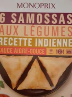 6 samossas aux légumes, recette indienne