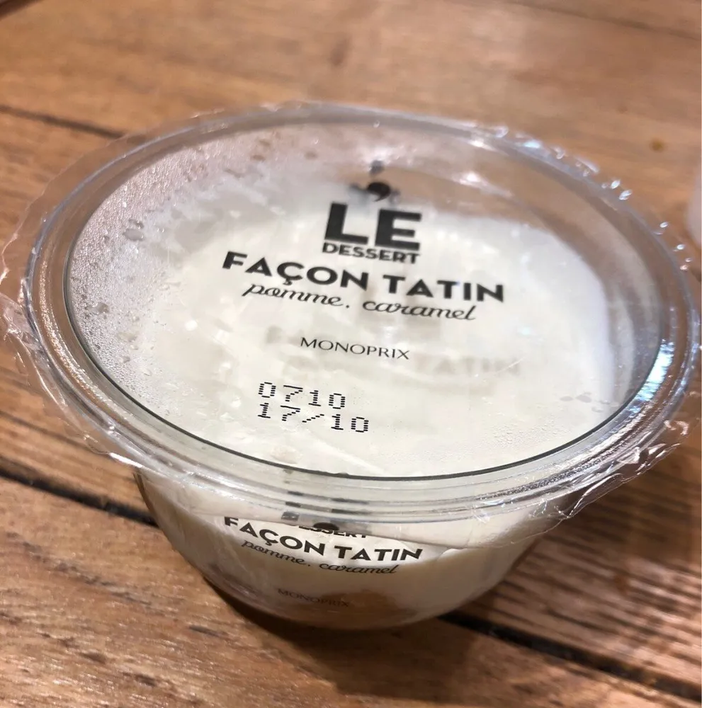Le dessert façon tatin