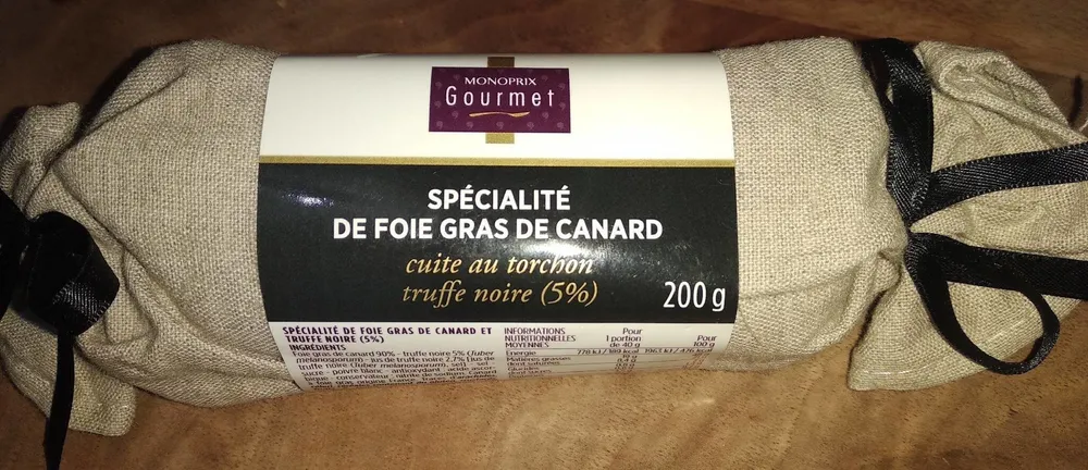 Spécialité de foie gras de canard