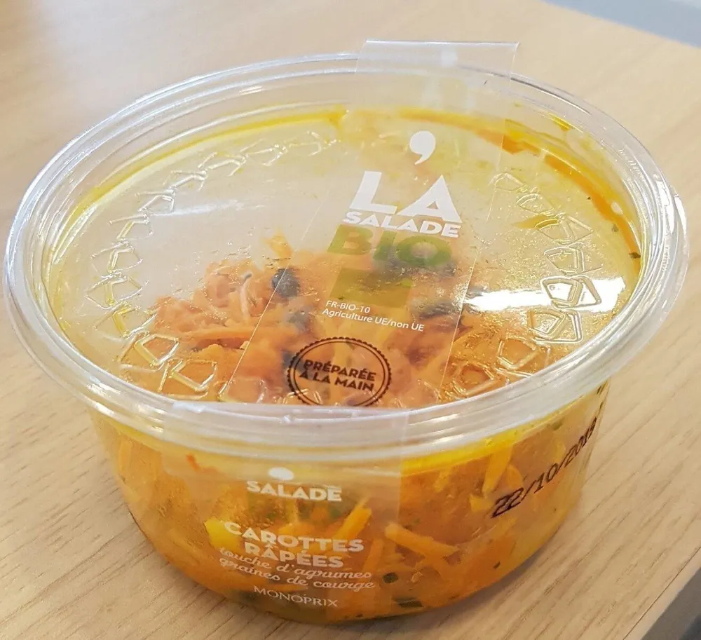 Carottes râpées - La salade bio