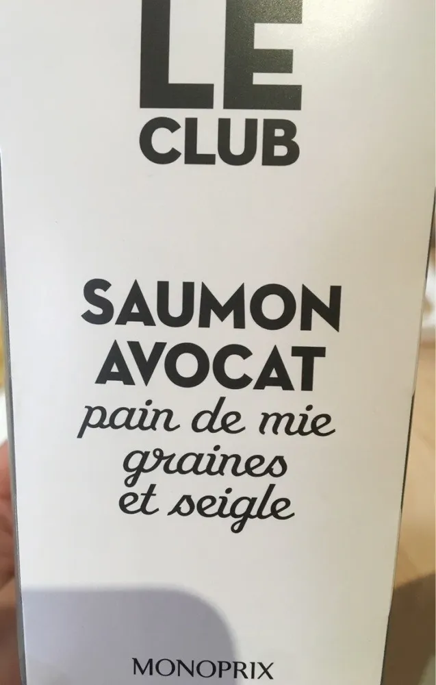 Le club saumon avocat
