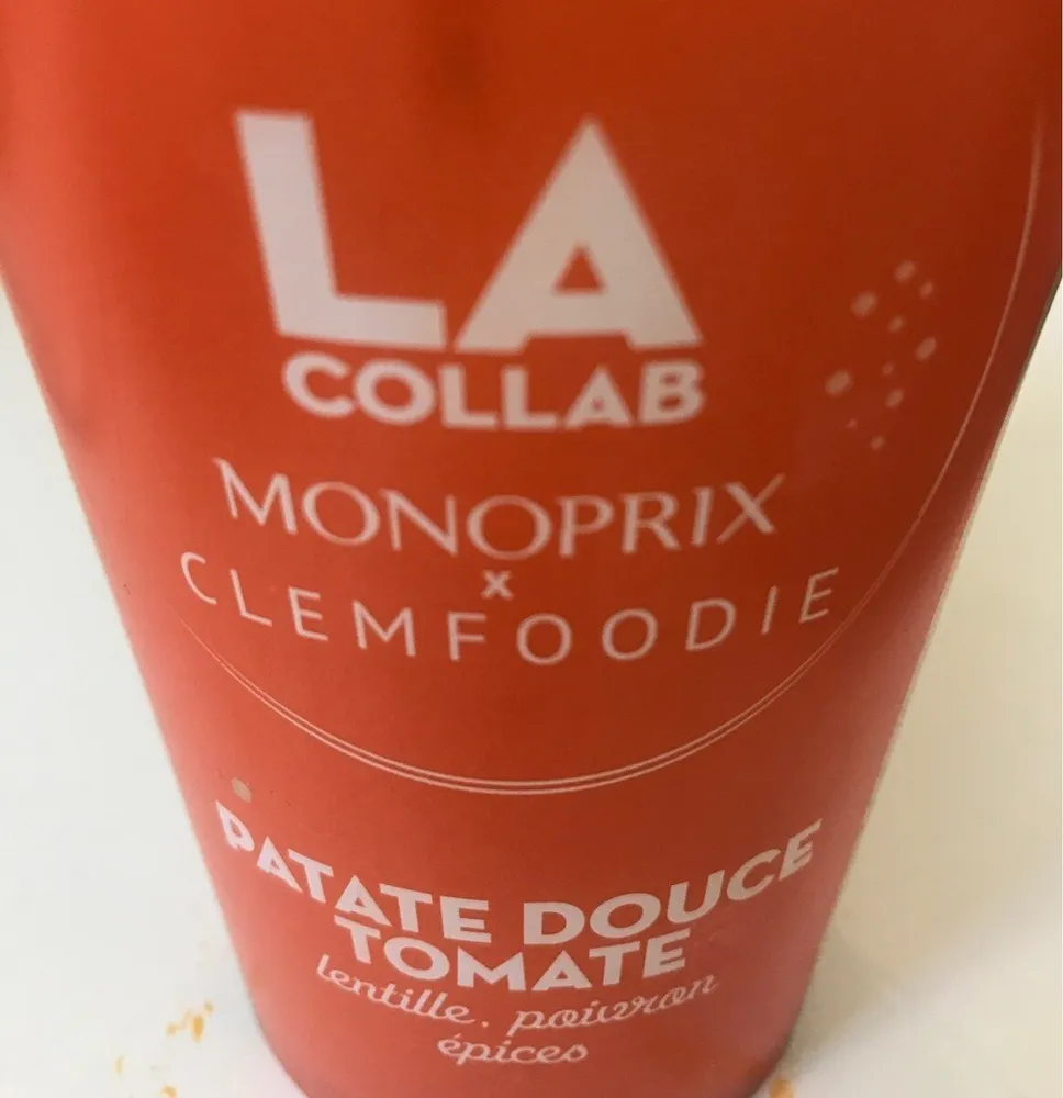 Soupe Monoprix x Clemfoodie patate douce tomate