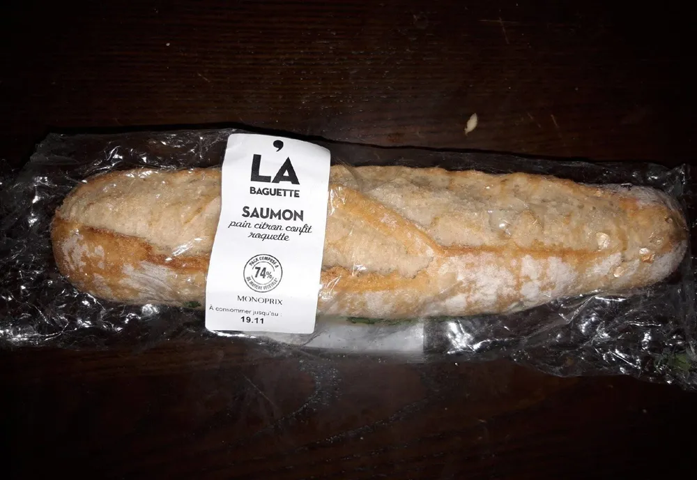 La baguette saumon