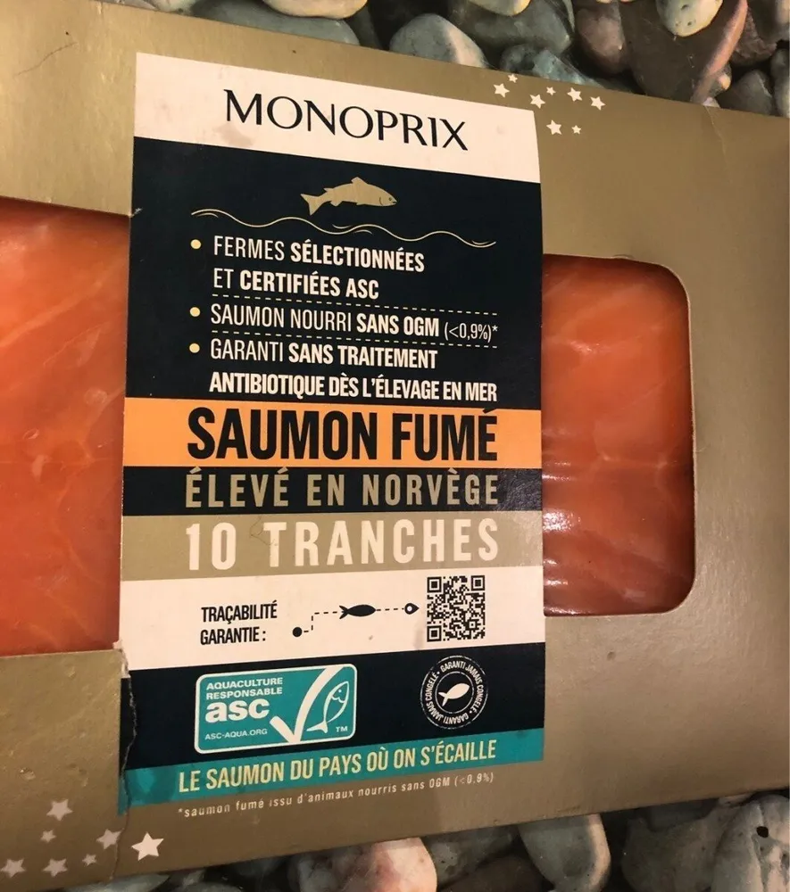 Saumon fumé / Norvege / 10 tranches