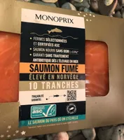 Saumon fumé / Norvege / 10 tranches