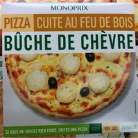 pizza bûche de chèvre
