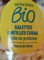 Galettes lentilles corail
