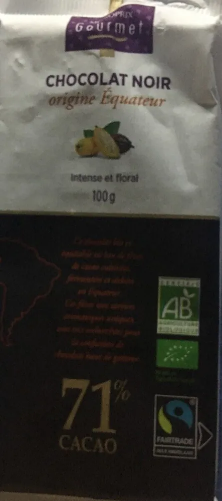 Chocolat noir 71%