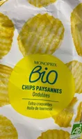 Chips paysanne ondulees