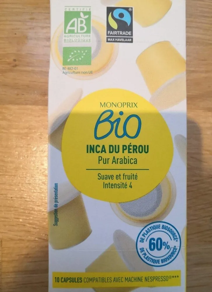Capsules café Pur Arabica