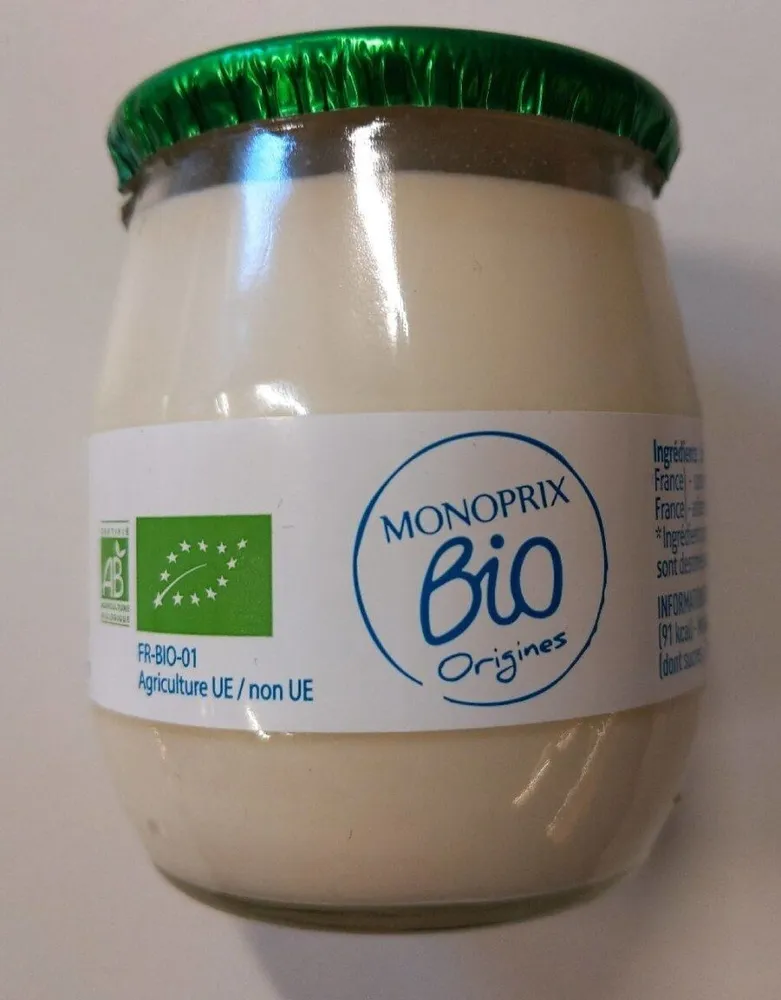 Yaourt à la vanille au lait entier de Normandie